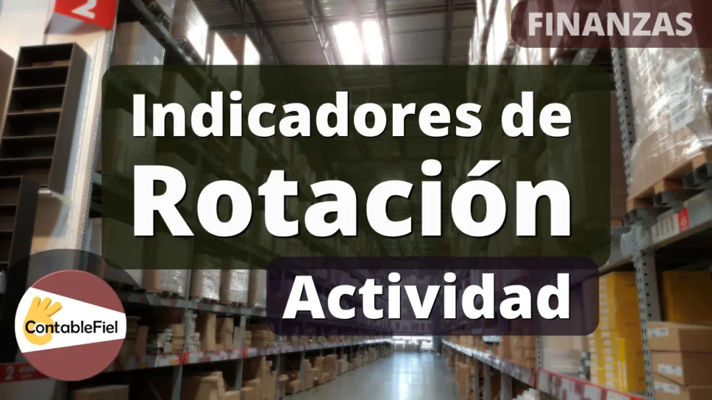 Indicadores de rotación o actividad ejercicio de ejemplo en Excel