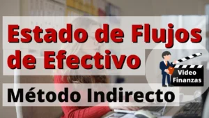 Estado de flujos de efectivo método indirecto ejercicio de ejemplo en Excel