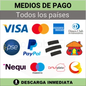 Medios de pago ContableFiel con descarga inmediata