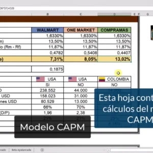 Cálculo de la rentabilidad del mercado en el modelo CAPM