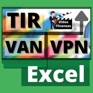 TIR y VPN. Ejemplo y ejercicio resuelto. Archivo de Excel