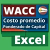 WACC Costo Promedio Ponderado de Capital. Ejemplo y ejercicio resuelto. Archivo de Excel