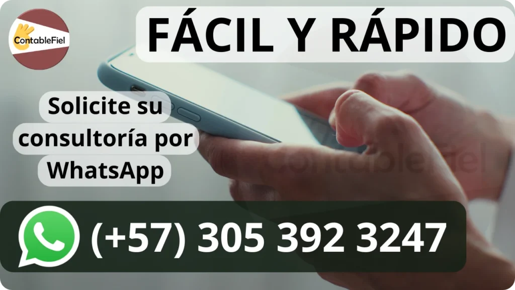Solicitar consultoría financiera por WhatsApp