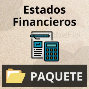 Paquete estados financieros ContableFiel