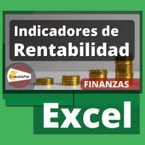 Indicadores de rentabilidad ejemplo en Excel para descargar