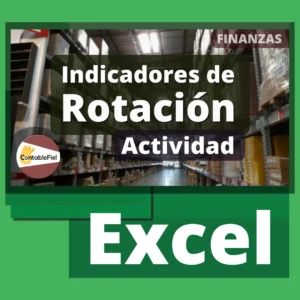 Indicadores de rotación o actividad ejercicio de ejemplo en Excel para descargar